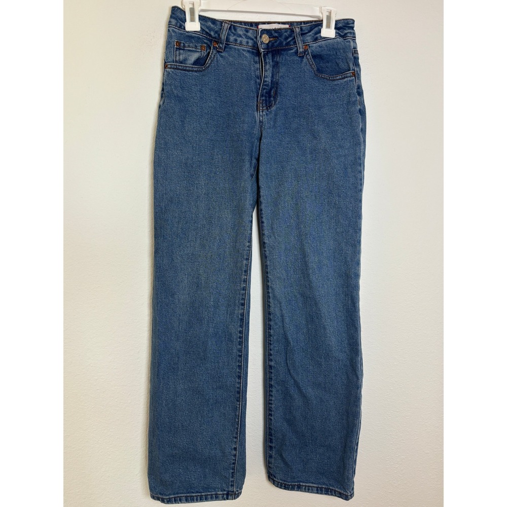 Disclosure Medium Wash Straight Leg High Rise Jeans Size 5/27